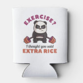 Funny Gym Motivation Fitness Training and Workout Blikjeskoeler (Achterkant)