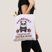 Funny Gym Motivation Fitness Training and Workout Tote Bag (Dichtbij)