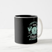 Funny Gym Motivation Fitness Training and Workout Tweekleurige Koffiemok (Voorkant rechts)