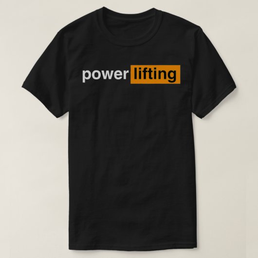 Funny Gym Powerising Sports Gift T-shirt (Design voorkant)