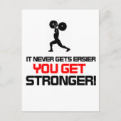Funny Gym quote design Briefkaart (Voorkant)