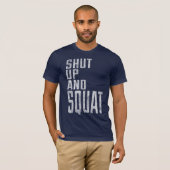 Funny gym shirt dicht en gekraakt (Voorkant volledig)