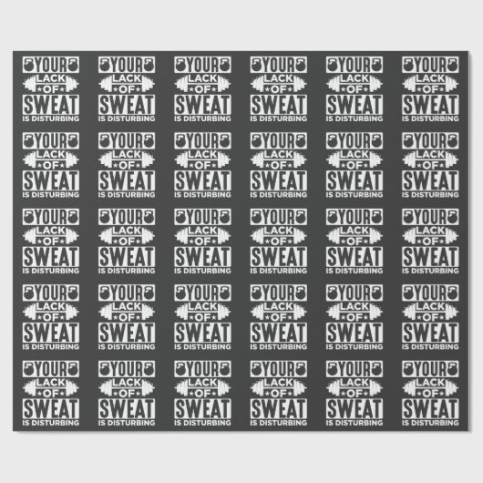 Funny Gym Weightlift Graphic for Sport Training Cadeaupapier (Vlak)