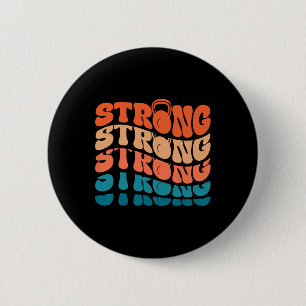 Funny Gym Workout Fitness Bodybuilding Sports Weig Ronde Button 5,7 Cm