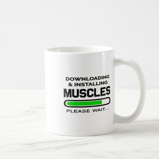 Funny Gym Workout Tee downloading And Installing M Koffiemok (Rechts)