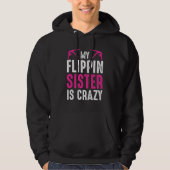 Funny Gymnast Brother Sister Gymnastics Tumbling Hoodie (Voorkant)