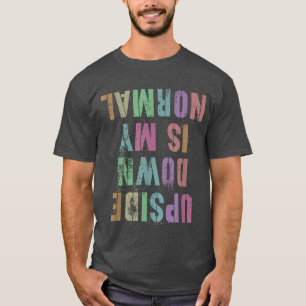 Funny Gymnast UPSIDE DOWN IS MIJN NORMALE Gymnasti T-shirt