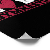 Funny Gymnastic Lover Turner Lovers Live Love Poster (Hoek)