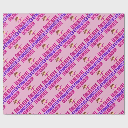 Funny Gymnastics Cadeaupapier (Vlak)