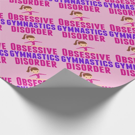 Funny Gymnastics Cadeaupapier (Hoek)