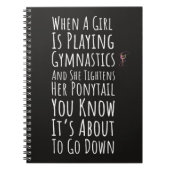 Funny Gymnastics Gift Ideas Women Girls Teens Notitieboek (Voorkant)