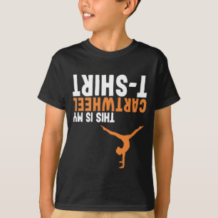 Funny Gymnastics Girl Workout Cartwheel T-shirt