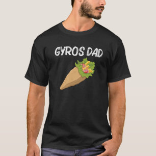 Funny Gyros voor vader Gyro Vlees Pita Doner Ke T-shirt