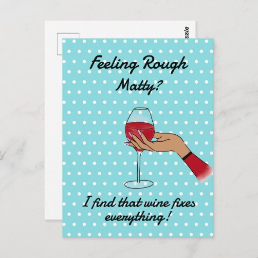 Funny Haal het goed Briefkaart (Voorkant / Achterkant)