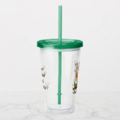 Funny Haal meer Gnomen Pun Acryl Drinkbeker (Rechts)