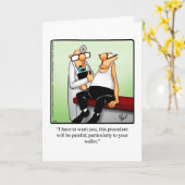 Funny Haal snel goed Wenskaart Kaart (Gele Bloem)