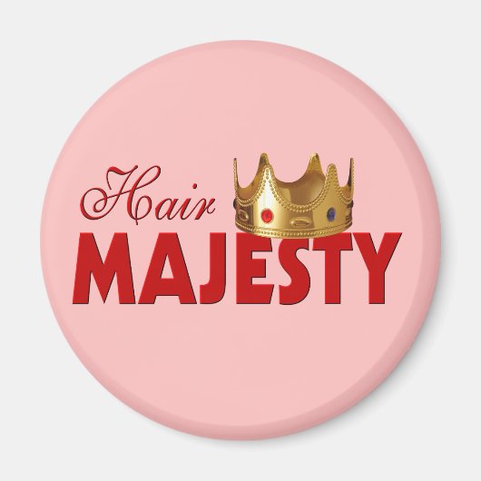 Funny Haarstylist Magneet (Voorkant)