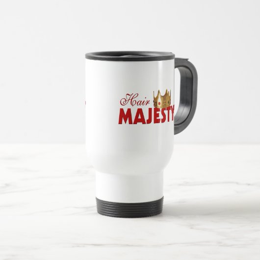 Funny Haarstylist Reisbeker (Voorkant rechts)