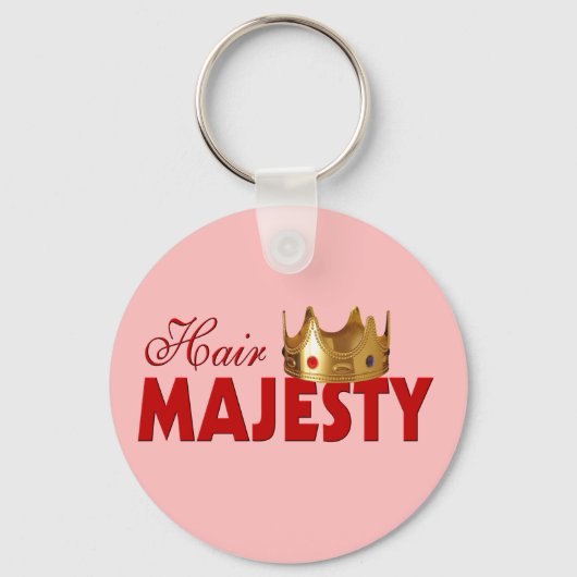 Funny Haarstylist Sleutelhanger (Voorkant)