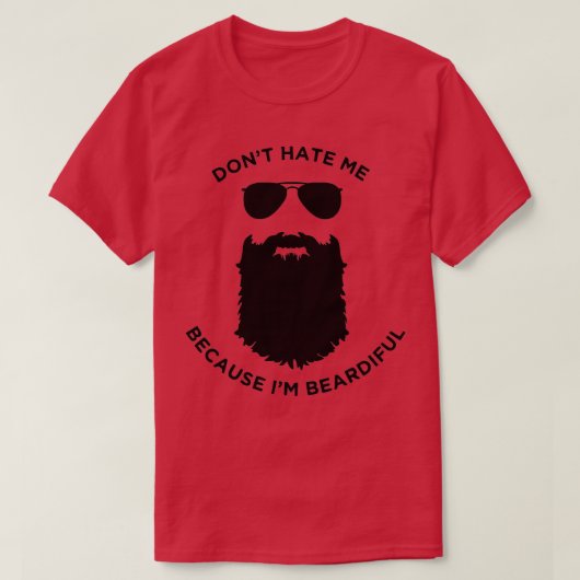 Funny haat me niet omdat ik gek ben t-shirt (Design voorkant)
