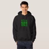 Funny Hacker Organic Compositie it Hacking Nerd G Hoodie (Voorkant volledig)