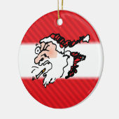 Funny Hackin Smoker Santa Ornament (Links)