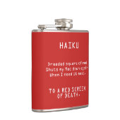 Funny Haiku naar het Rode Scherm van de Dood Heupfles (Rechts)