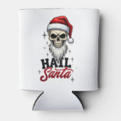 Funny Hail Santa Claus Skull Skeleton Antichrist C Blikjeskoeler (Voorkant)