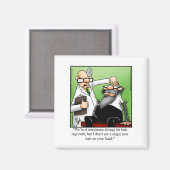 Funny Hair Regrogrowth Humor Magnet Gift (Voorkant / Achterkant)