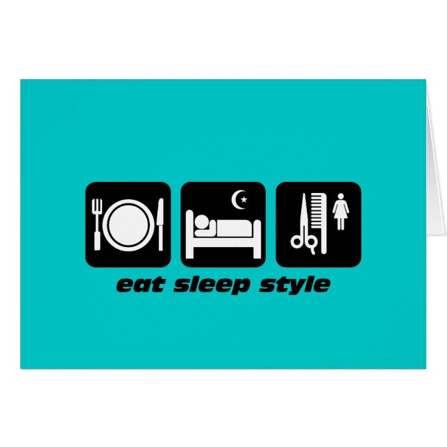 Funny hair stylist (Voorkant Horizontaal)