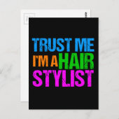 Funny Hair Stylist Briefkaart (Voorkant / Achterkant)