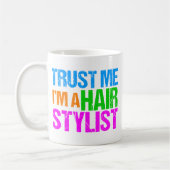 Funny Hair Stylist Koffiemok (Links)