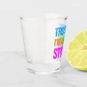 Funny Hair Stylist Shot Glas (Links)