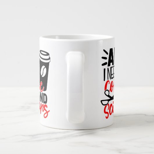 Funny Hairdresser Hair Salon Stylist Cosmetoloog Grote Koffiekop (Achterkant)