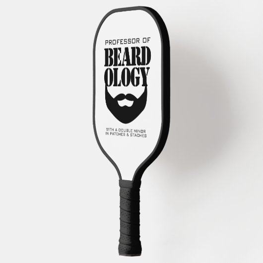 Funny Hairy Professor Beardology Pickleball Paddle (Links)