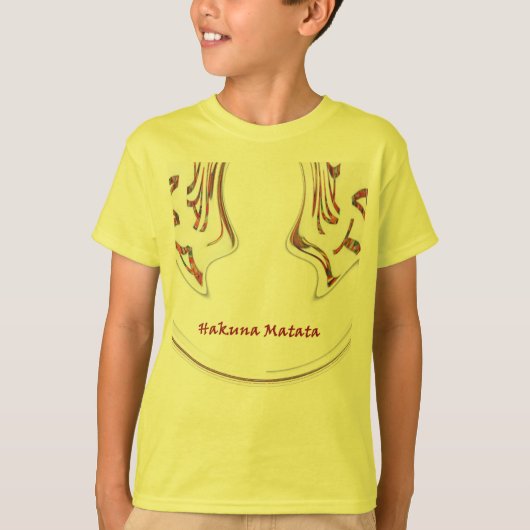 Funny Hakuna Matata Gifts Kinder T-Shirt grappig g (Voorkant)