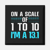 Funny Half Marathon Art For Men Women 13.1 Maratho Magneet (Voorkant)