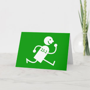 Funny half marathon kaart