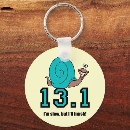 Funny half marathon sleutelhanger (Voorkant)
