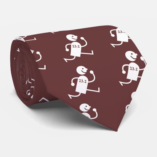 Funny half marathon stropdas (Opgerold)