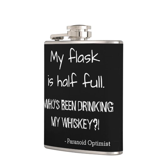 Funny Half volledige prijsopgave voor paranoïde Op Heupfles (Links)