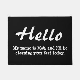 Funny Hallo Deurmat