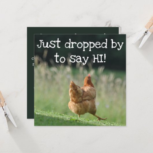 Funny Hallo Greetings Cute Farm Animals Kaart (Voorkant / Achterkant in situ)