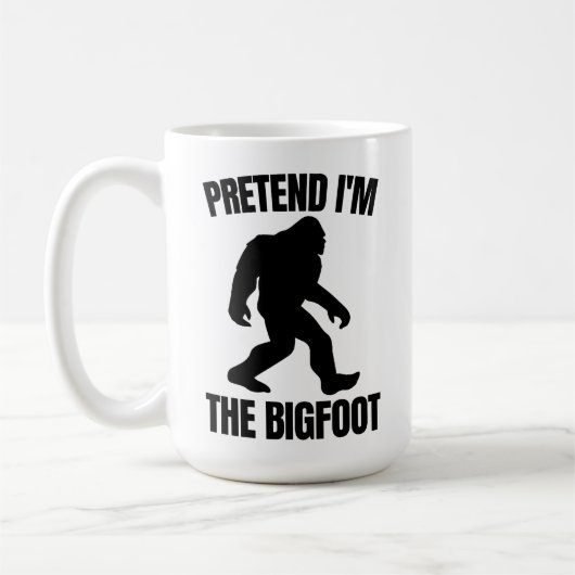 Funny Halloween 2020 - Ik ben de Bigfoot Koffiemok (Links)