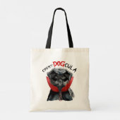 Funny Halloween Affenpinscher Dog Trick or treat Tote Bag (Achterkant)