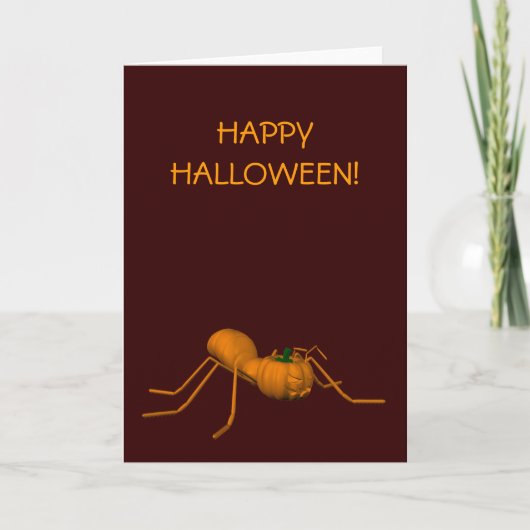 Funny Halloween Ant Kaart (Voorkant)