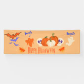 Funny Halloween Banner | Boos- en Booze-hosts (Horizontaal)