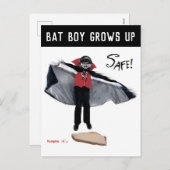 Funny Halloween Baseball Kaarten Feestdagenkaart (Voorkant / Achterkant)