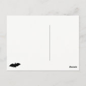 Funny Halloween Bat Briefkaart (Achterkant)
