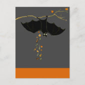 Funny Halloween Bat Briefkaart (Voorkant)